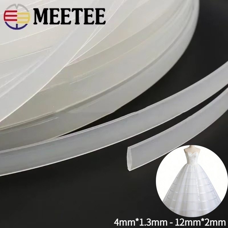 Textile Sewing Support - 5Meters Meetee Clear Plastic Corset Ribbon