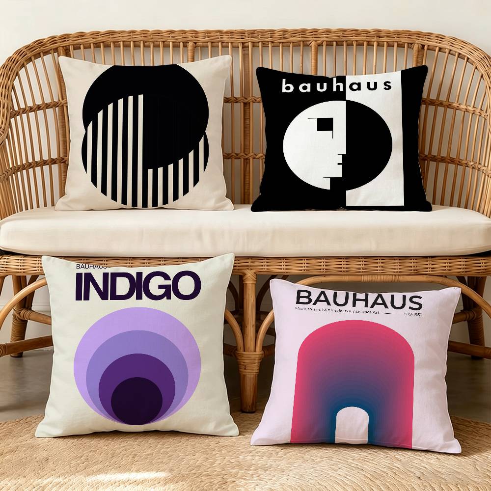 Century Textile & Sewing Supply Online Shopping - Mid Century Modern Bauhaus Abstract Pillowcase