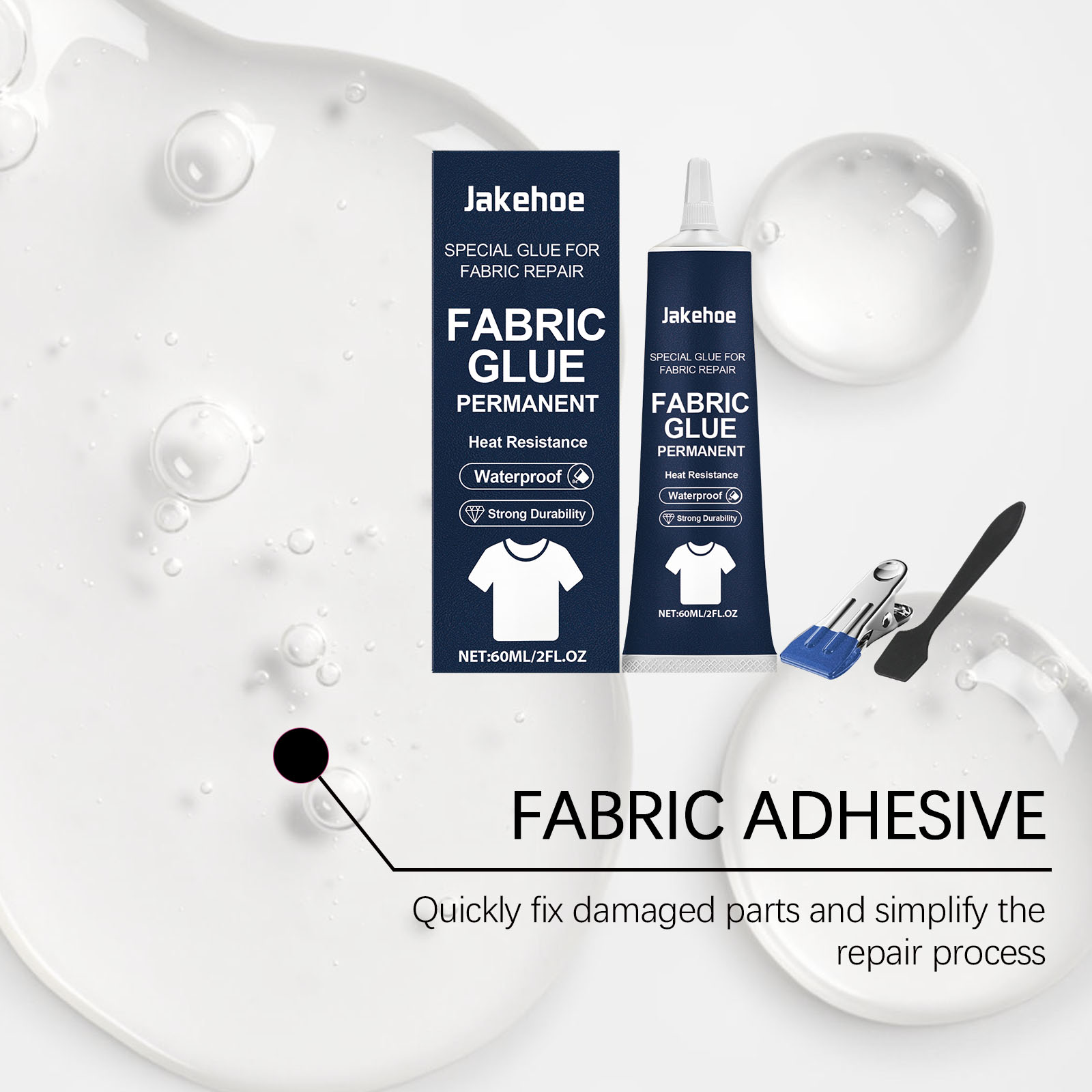 Jakehoe Fabric Repair Glue Mul - Textile For Sewing recension och pris