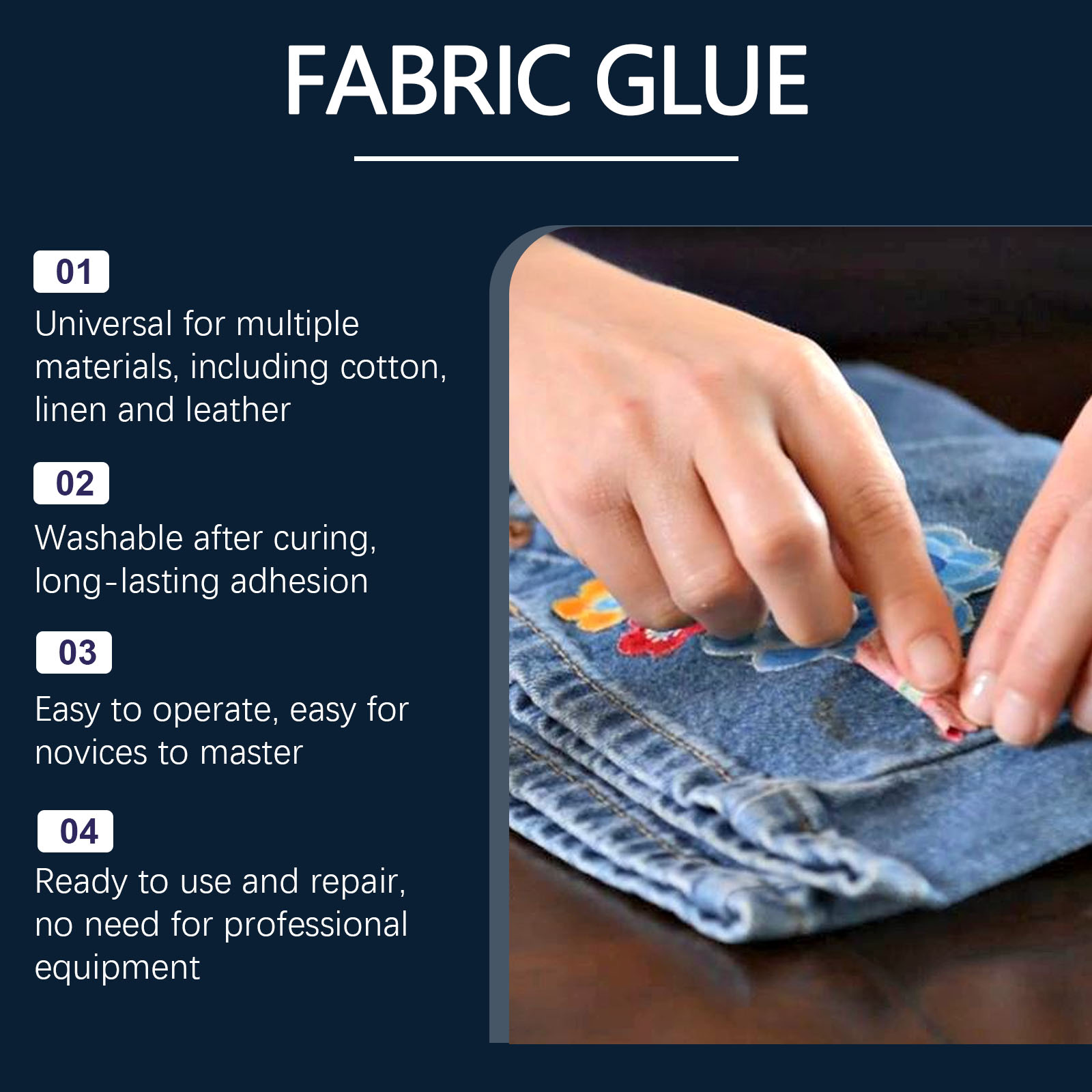 Jakehoe Fabric Repair Glue Mul - Textile For Sewing recension och pris