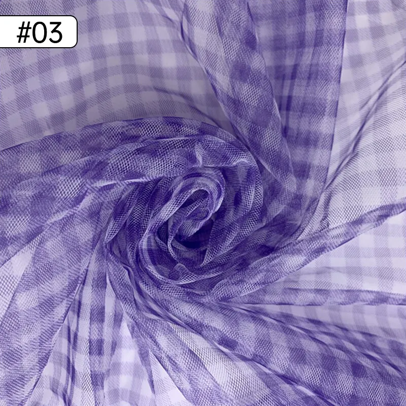90x150cm Check Mesh Fabric Tra - Is Sewing A Textile Craft recension och pris
