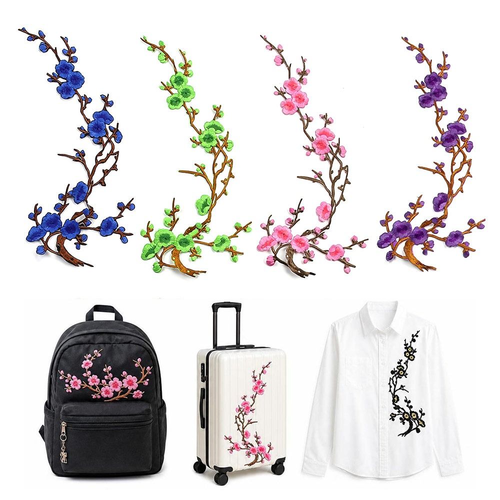 DIY Cherry Blossom Iron On Pat - Textile For Sewing recension och pris