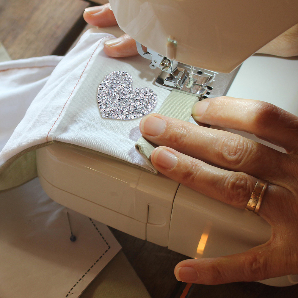 10Pcs Heart Shaped Embroidery  - Sewing Recycle recension och pris