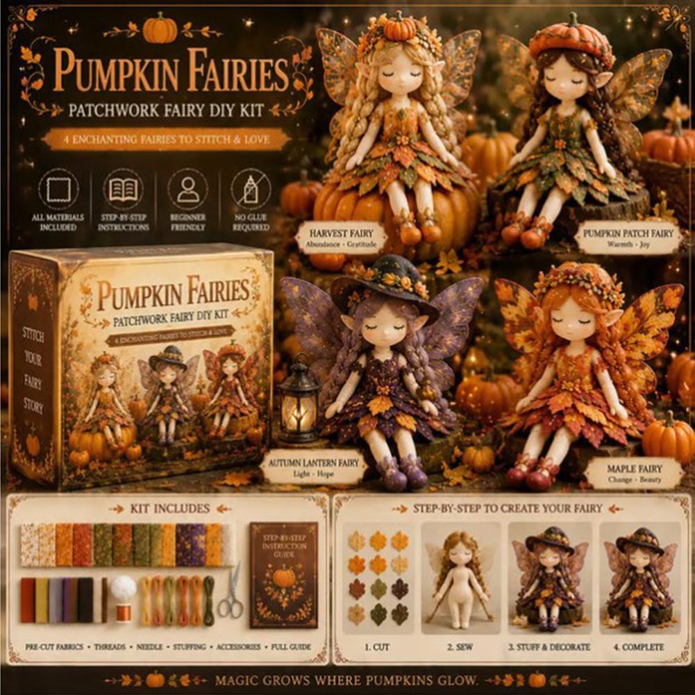 DIY Fairy Patchwork Sewing Kit - Is Sewing A Textile Craft recension och pris