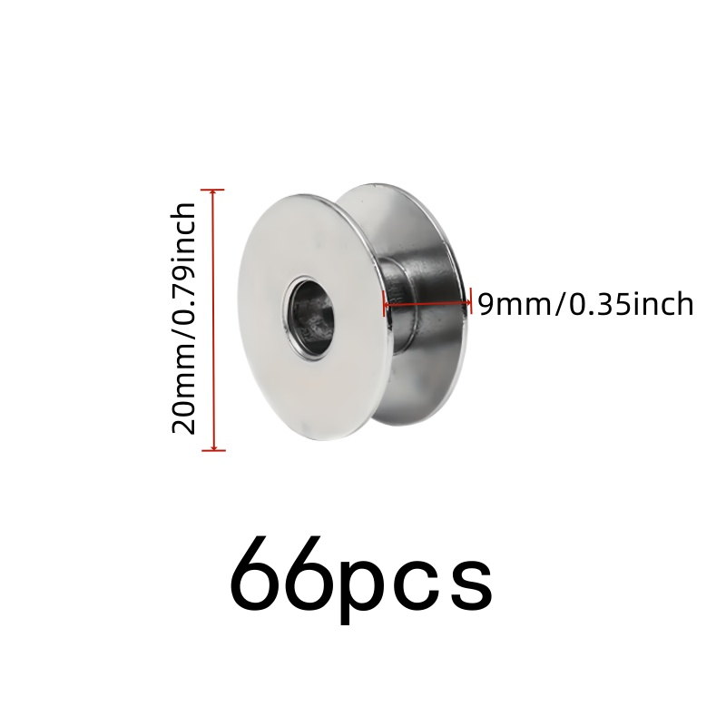 66 pcs Anti-Oxidation Bobbins, - Sewing Thread Production recension och pris