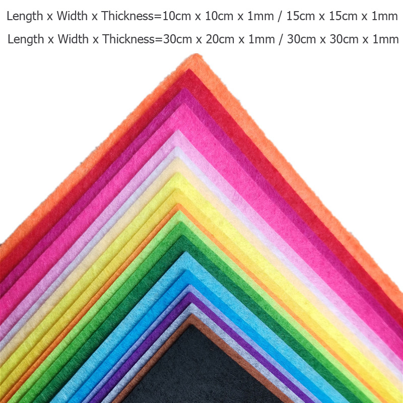 40Pcs Soft Felt Fabric Sheet A - Is Sewing A Textile Craft recension och pris
