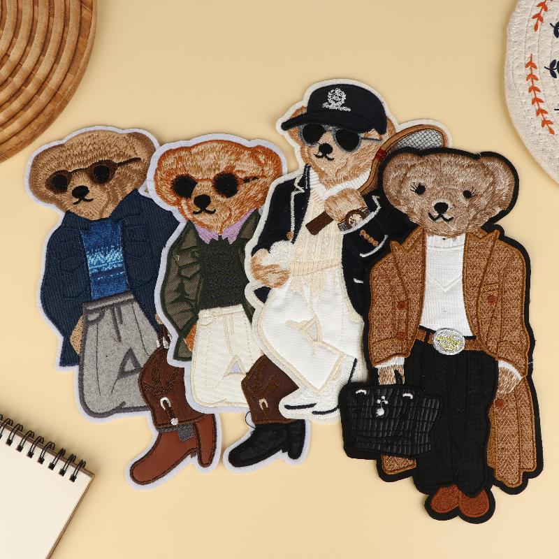 Large Bear Clothing Patch Hand - Is Sewing A Textile Craft recension och pris