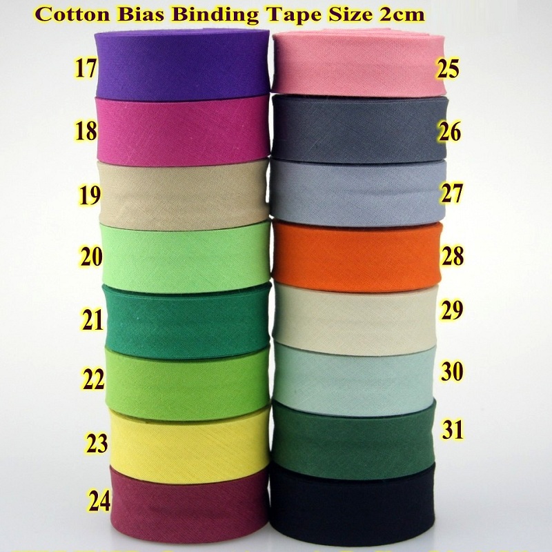 22m/Roll 100% Cotton Bias Tape - Binding Tape Bias recension och pris