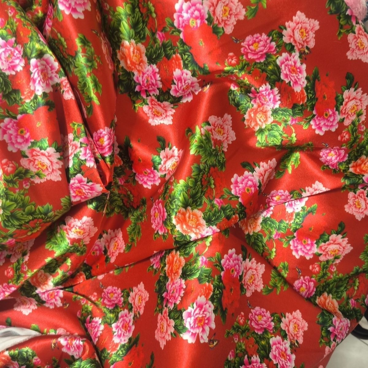 Satin Fabric Cloth without Ove - Textile For Sewing recension och pris