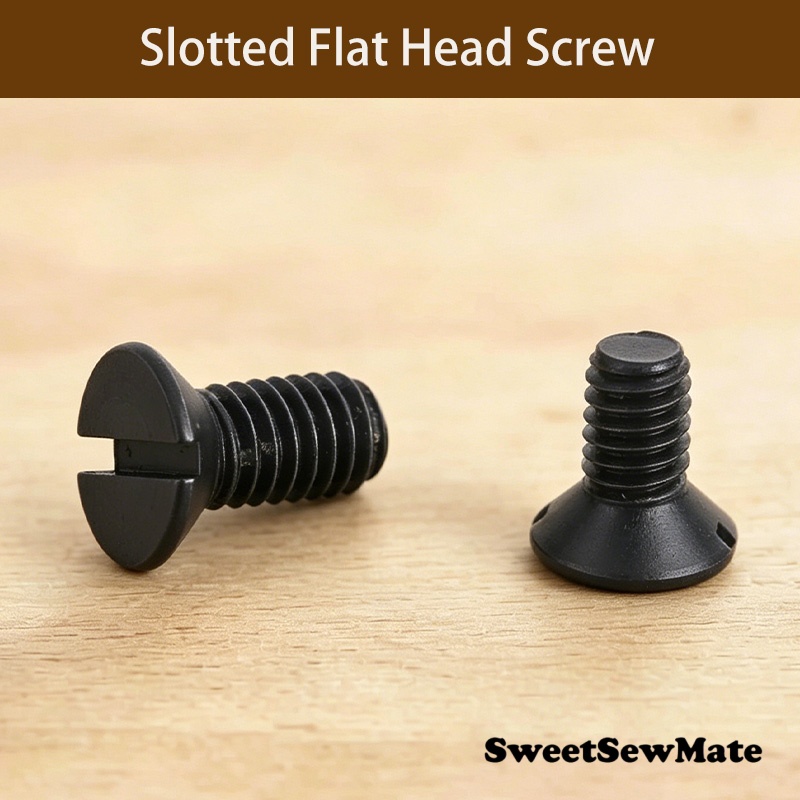 1PCS lotted Flat Head Screw Al - Rolled Hem Foot recension och pris