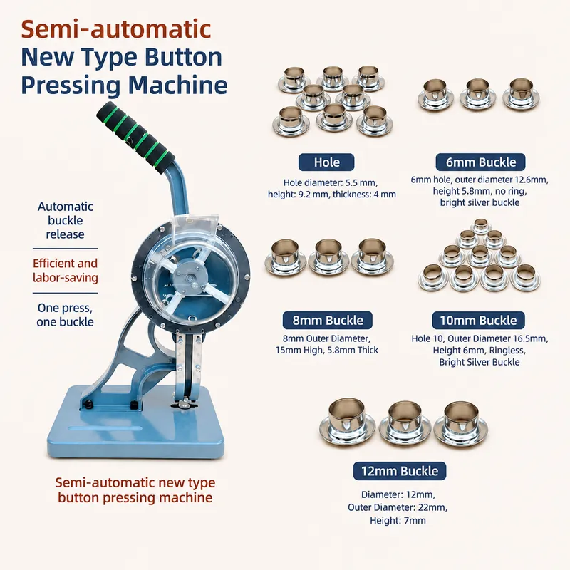 Semi Automatic Buttonhole Mach - Sewing Machine In Textile Industry recension och pris